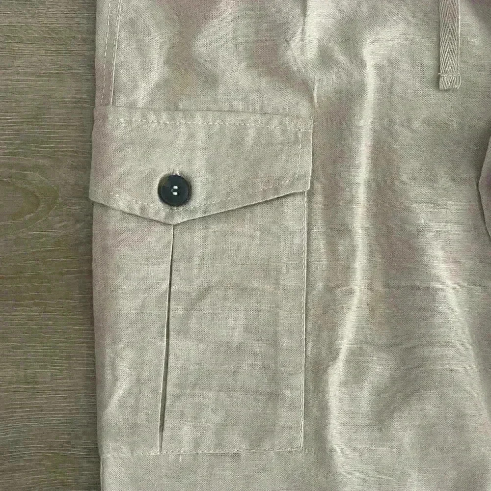 Venus NWOT Linen Cargo Style Pant Size 2 - Picture 2 of 13